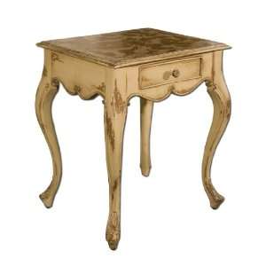 Uttermost 26 Inch Avril End Table Solid Mango Wood Construction w 
