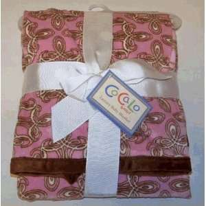  Cocalo Pink & Brown Luxury Baby Girl Blanket Baby