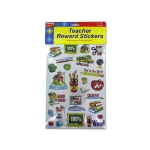  Teacher award sticker sheet   Pack of 24 Toys & Games
