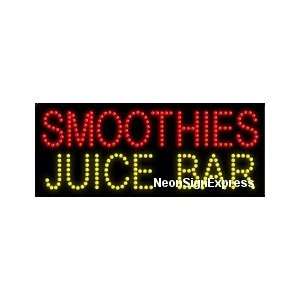  Smoothies Juice Bar LED Sign 