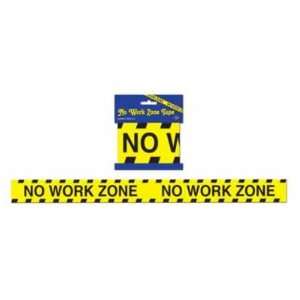  No Work Zone Party Tape Toys & Games
