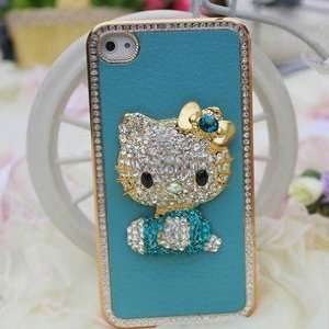 Apple iPhone 4G/4S Hello Kitty Bling Bling 3D Shiny Diamond Crystal 