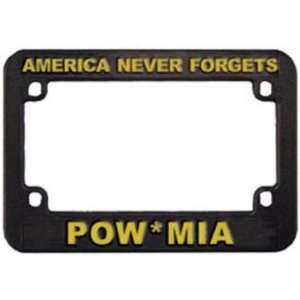    POW MIA America Never Forgets License Plate Frame Automotive