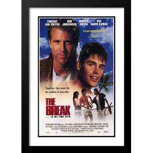 The Break 20x26 Framed and Double Matted Movie Poster   Style A   1995