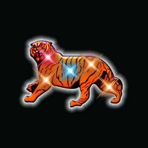  Tiger Flashing Blinking Light Up Body Lights Pins (25 Pack 