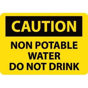  SIGNS NON POTABLE WATER DO NOT DRINK