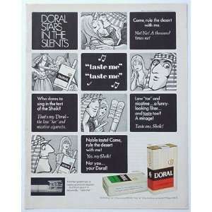   Doral Cigarette Stars in the Silents Print Ad (1991)