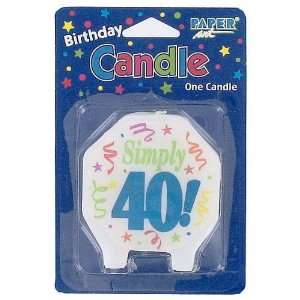 12 40th Birthday Candles