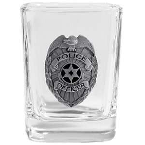  Police Square Shot Glass