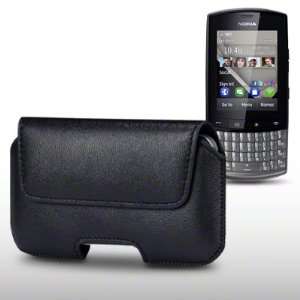  NOKIA ASHA 303 SOFT PU LEATHER LATERAL ORIENTATION CASE BY 