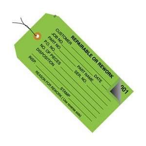  SHPG21033   Repairable or Rework Inspection Tags 2 Part 