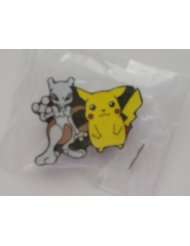 Cute Pikachu & Mew Metal Pin Badge