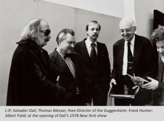   Albert; en la abertura de demostración 1978 de Nueva York de Dalí