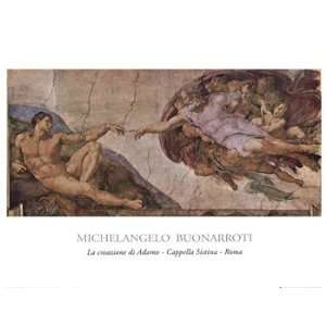  La Crezione di Adamo   Poster by Michelangelo Buonarroti 