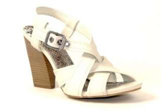 Gianni Bini Alba Womens Shoes Sandals Ivory 10  