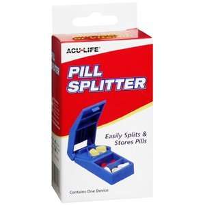  PILL SPLITTER & PILL BOX 1 per pack by HEALTH ENTERPRISES 