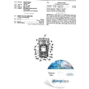  NEW Patent CD for HIGH VOLTAGE ARRESTER 