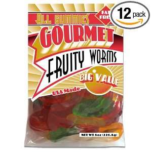 Albanese Fruity Worms, 7 Ounce (Pack of 12)  Grocery 