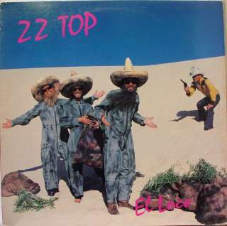 ZZ TOP el loco LP vinyl BSK 3593 VG 1981  