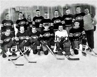   Montreal Canadiens Team Photo Howie Howie Morenz Aurele Joliat  