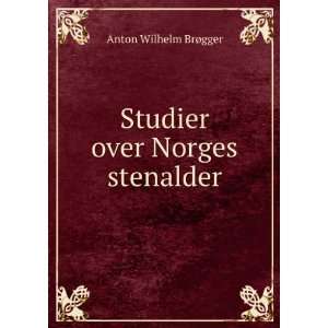   Norges Stenalder (Norwegian Edition) Anton Wilhelm BrÃ¸gger Books