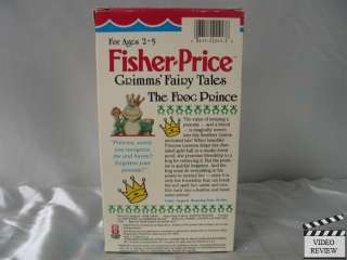 Grimms Fairy Tales The Frog Prince VHS Fisher Price 086112224138 