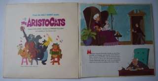 1970 The Aristocats CHILDRENS LP & BOOK SET Walt Disney  