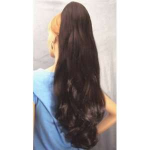   Clip On SENSUOUS Hairpiece Wig #6 DARK CHESTNUT BROWN by FOREVER YOUNG