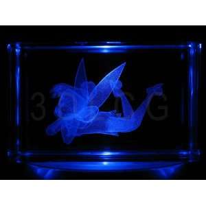  Disney Tinkerbell 3D Laser Etched Crystal S H Everything 