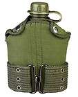 New Military GI Style 1 Quart Plastic Canteen w/ Olive Drab Cover 