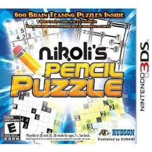    Quality Nikolis Pencil Puzzle 3D 3DS By Konami Electronics