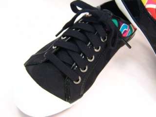 New NIB Coach Zorra Signature Poppy Black Sneakers 9  