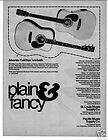 1975 PLAIN & FANCY HAS THEM BOTH ALVAREZ YARI GUITAR AD