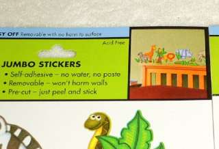   Kids Room Removable DIY Jumbo Wall Stickers Jungle Safari Zoo Animals
