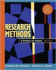   Inquiry, (0205484751), Anthony M. Graziano, Textbooks   