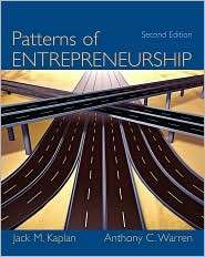 Patterns of Entrepreneurship, (047173750X), Jack M. Kaplan, Textbooks 