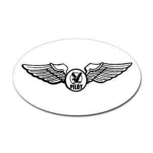  Sticker Oval Aviation Oval Sticker by  