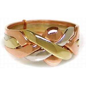  4 Band Puzzle Ring 4B142 Jewelry