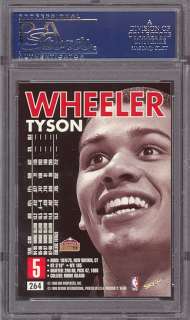 1998 Skybox Premium #264 Tyson Wheeler RC PSA 10 pop 1  