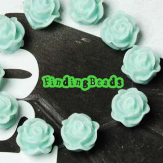 choose Resin Flower Cabochons Beads diverse colours  