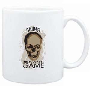  Mug White  Skiing the toughest game  Sports Sports 