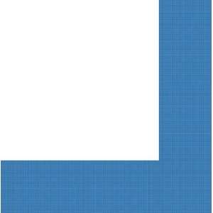  True Blue Lunch Napkins Coordinate Textured 3 Ply 24 per 