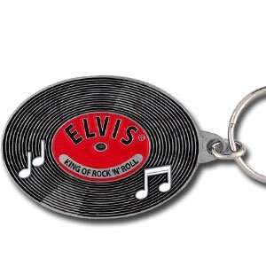  Elvis Presley Pewter Record Keychain Toys & Games