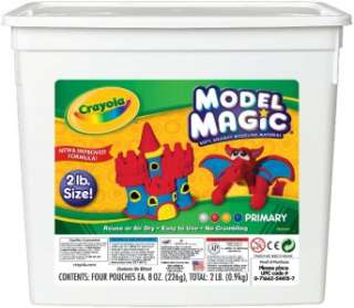 CRAYOLA MODEL MAGIC BIG 2 LB BUCKET TUB Kids Soft Modeling Clay 