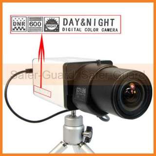 SONY Super WDR CCD 600TVL Box Camera OSD Manual Focus  
