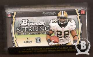   Sterling Football Hobby Pack (5 Cards / Pack, 1 Auto & 2 Relic/Pack