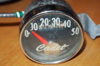   Cadet Bicycle Odometer Speedometer Stewart Warner Miles Meter  