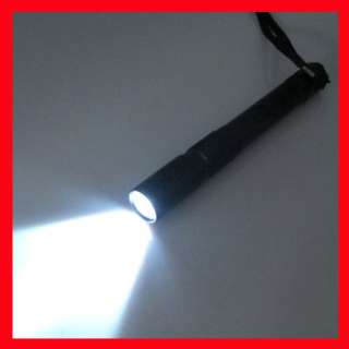 NEW 8W White LED 3AA Handy Camping Flashlight Torch  