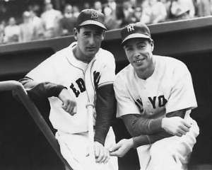 New York Yankees JOE DIMAGGIO & BOSTON RED SOX Ted Williams Vintage 