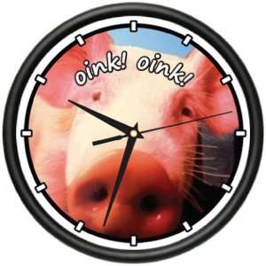  PIG 1 Wall Clock pigs piglet farm country decor gift